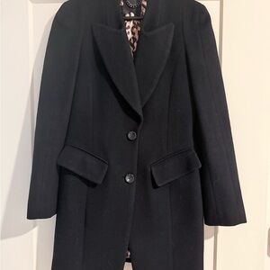 Elegant Black wool coat